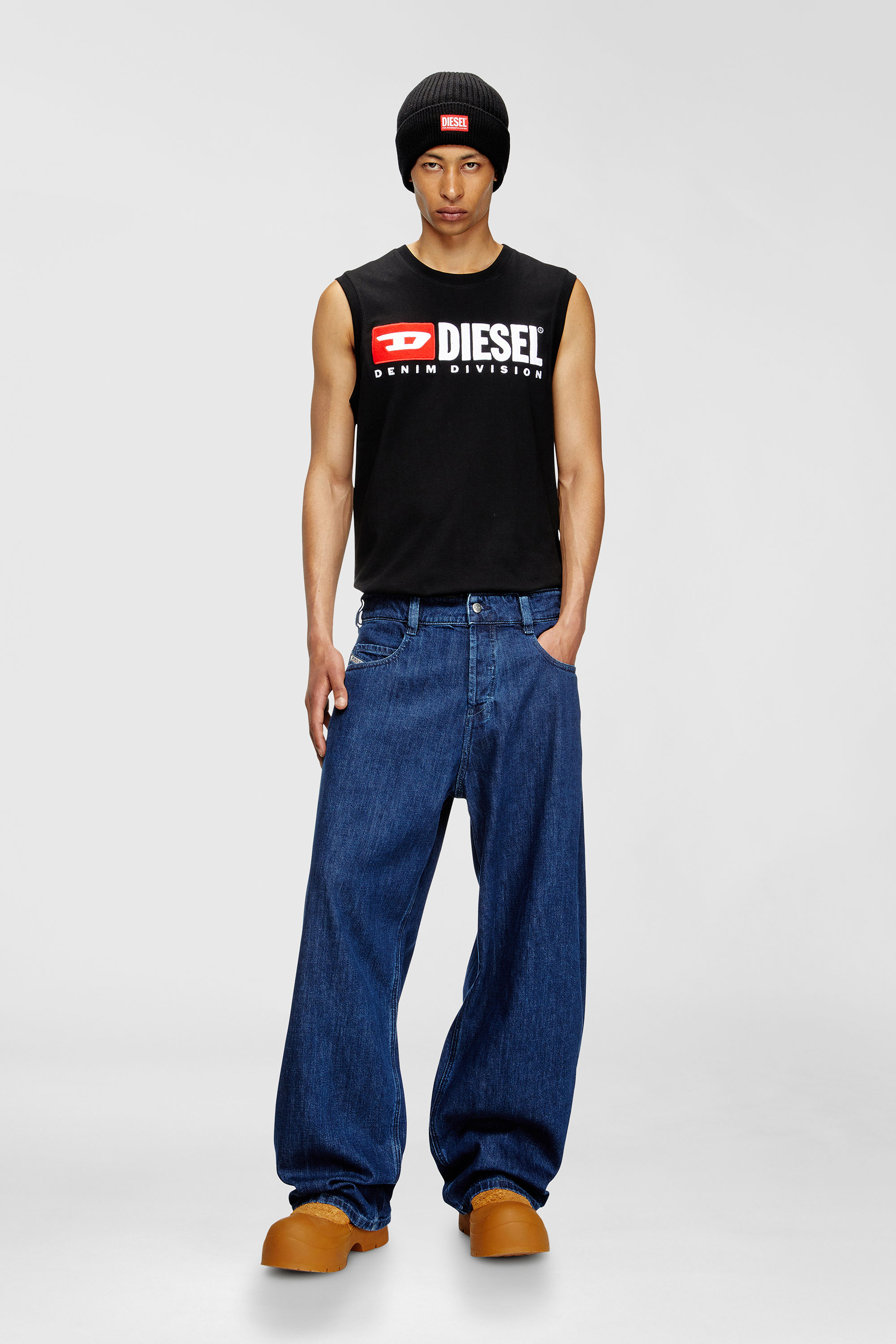 Diesel - Relaxed Jeans 1997 D-Enim-M 0DBDX Unisex, Blu Scuro - Image 1