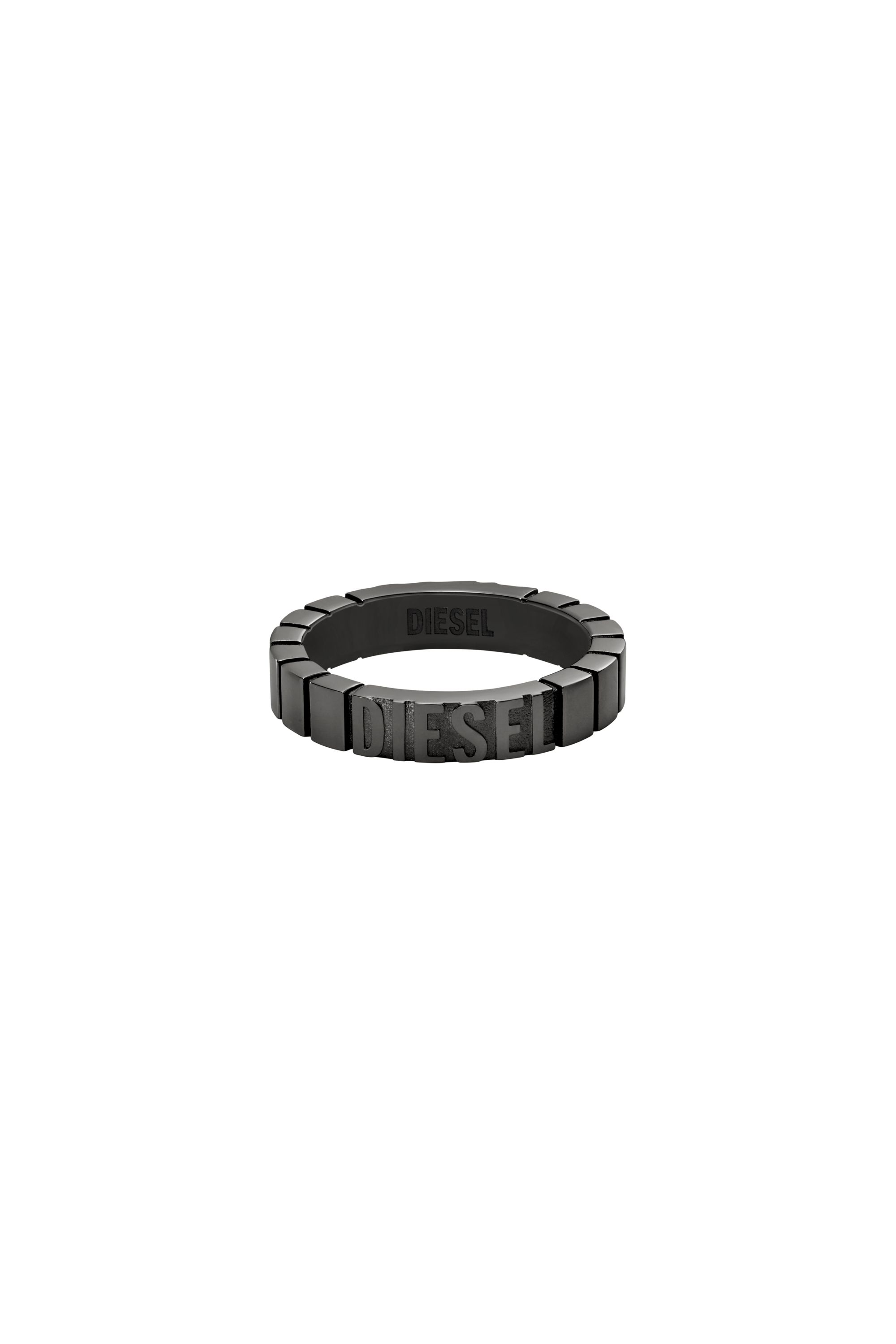 Diesel - DX1612060, Anello in acciaio inossidabile Unisex in Nero - 2
