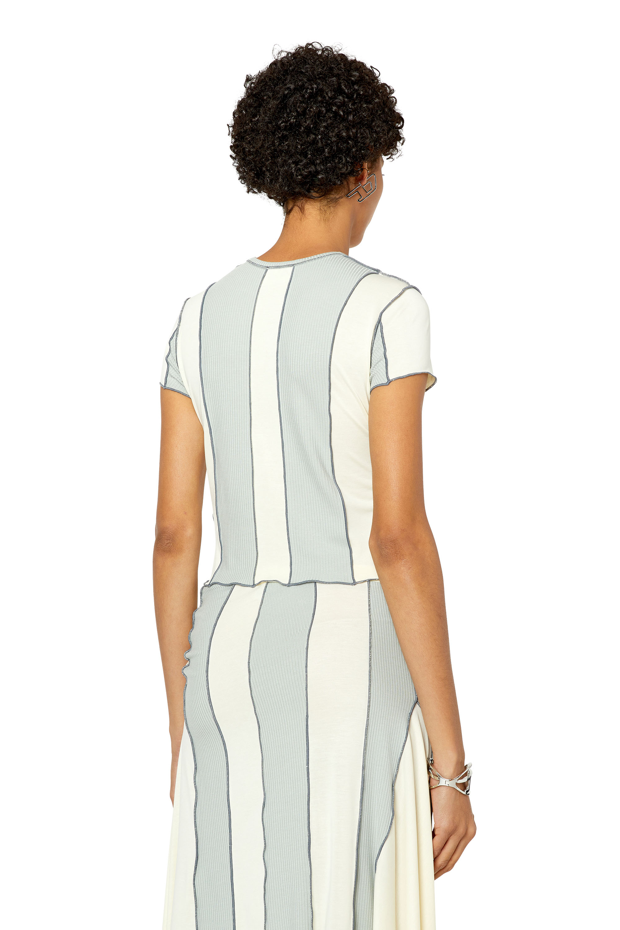 Diesel - T-LINUTY, Blu/Bianco - Image 4