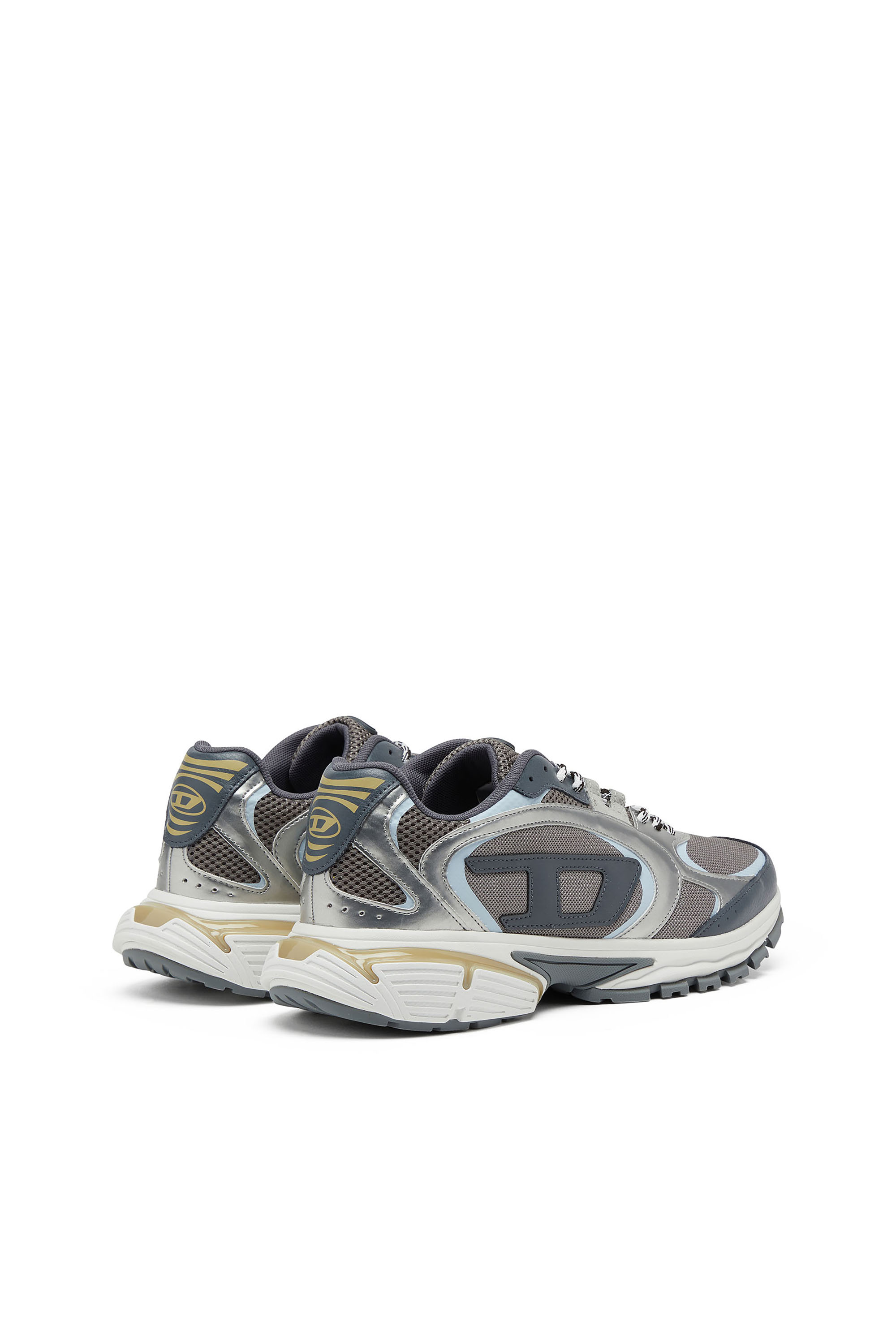 Diesel - S-PRO-V-DENSE LOW, S-Pro-V-Dense-Sneaker metallizzate in rete e PU Uomo in Multicolor - 3