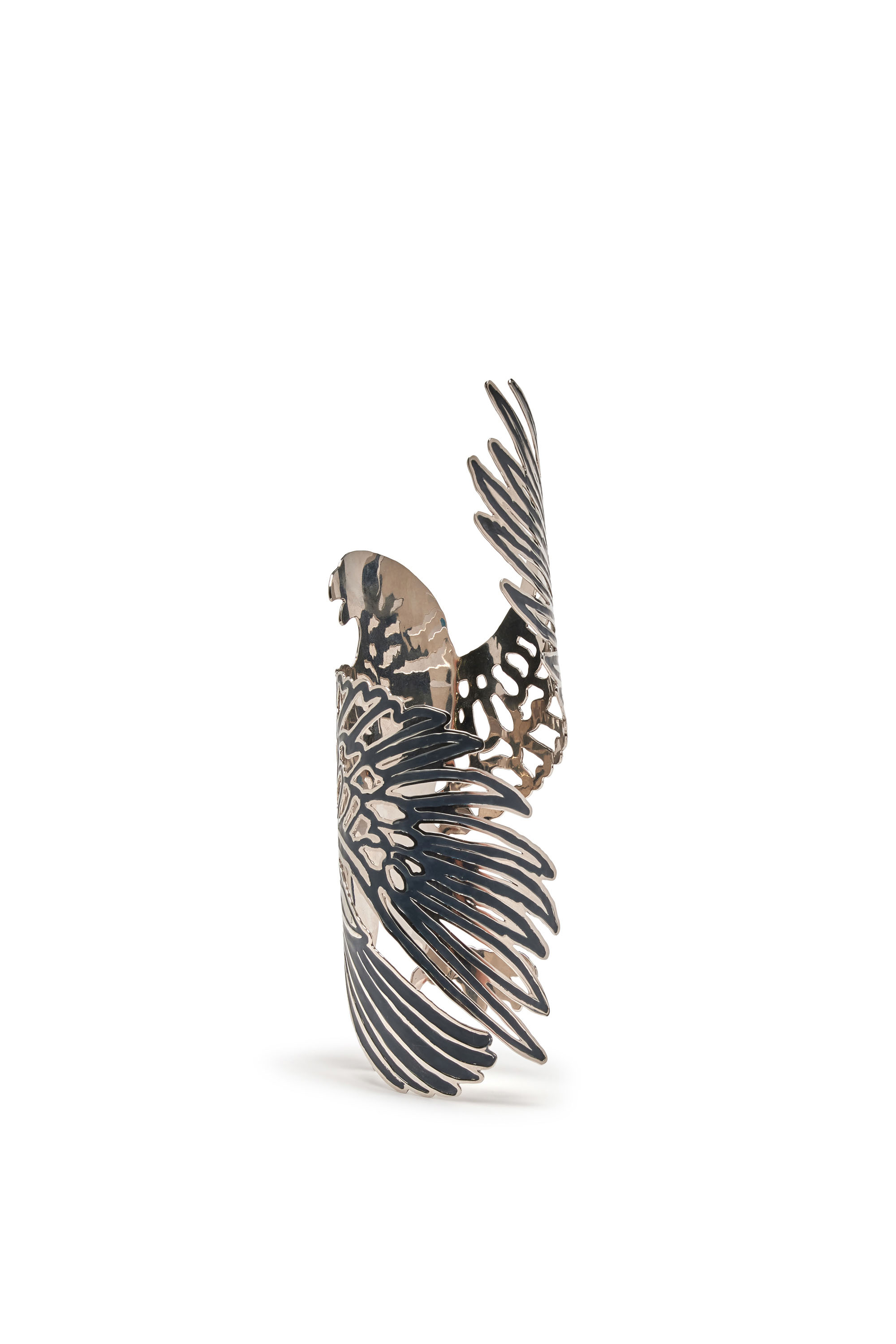 Diesel - EAGLE ARMBAND, Arm cuff motivo aquila Donna in Argento - 2