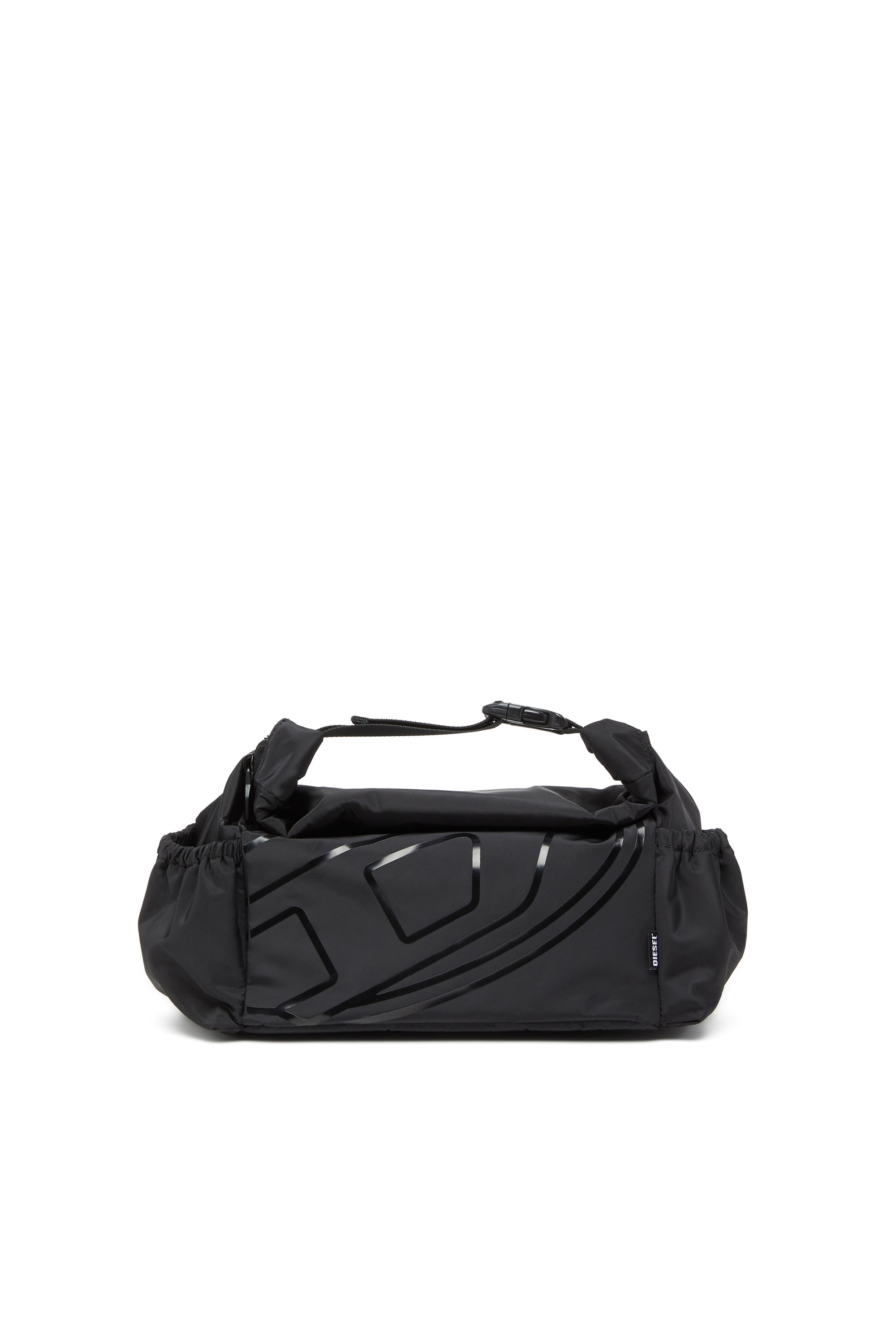 Diesel - DRAPE WASH BAG X, Beauty in nylon con stampa Oval D Uomo in Nero - 1