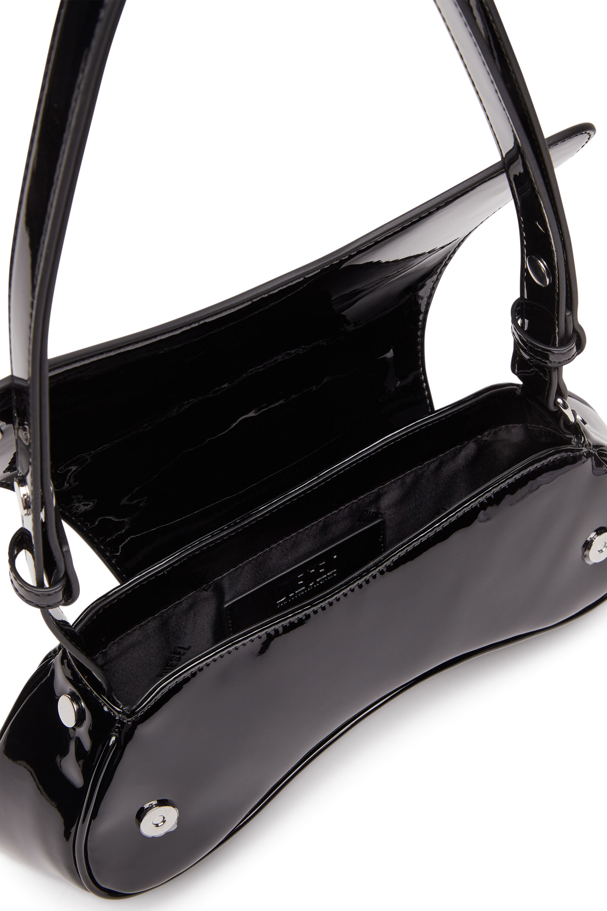 Diesel - PLAY CROSSBODY, Play-Borsa crossbody lucida Donna in Nero - 3