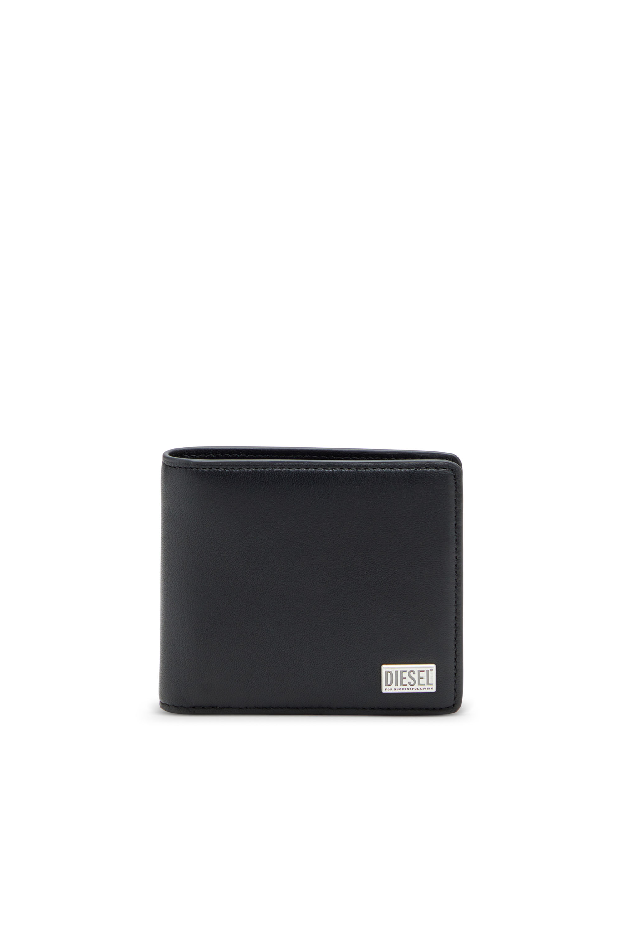 Diesel - BISCOTTO BI FOLD COIN S 3D, Portafoglio a libro in pelle semi lucida Uomo in ToBeDefined - 1