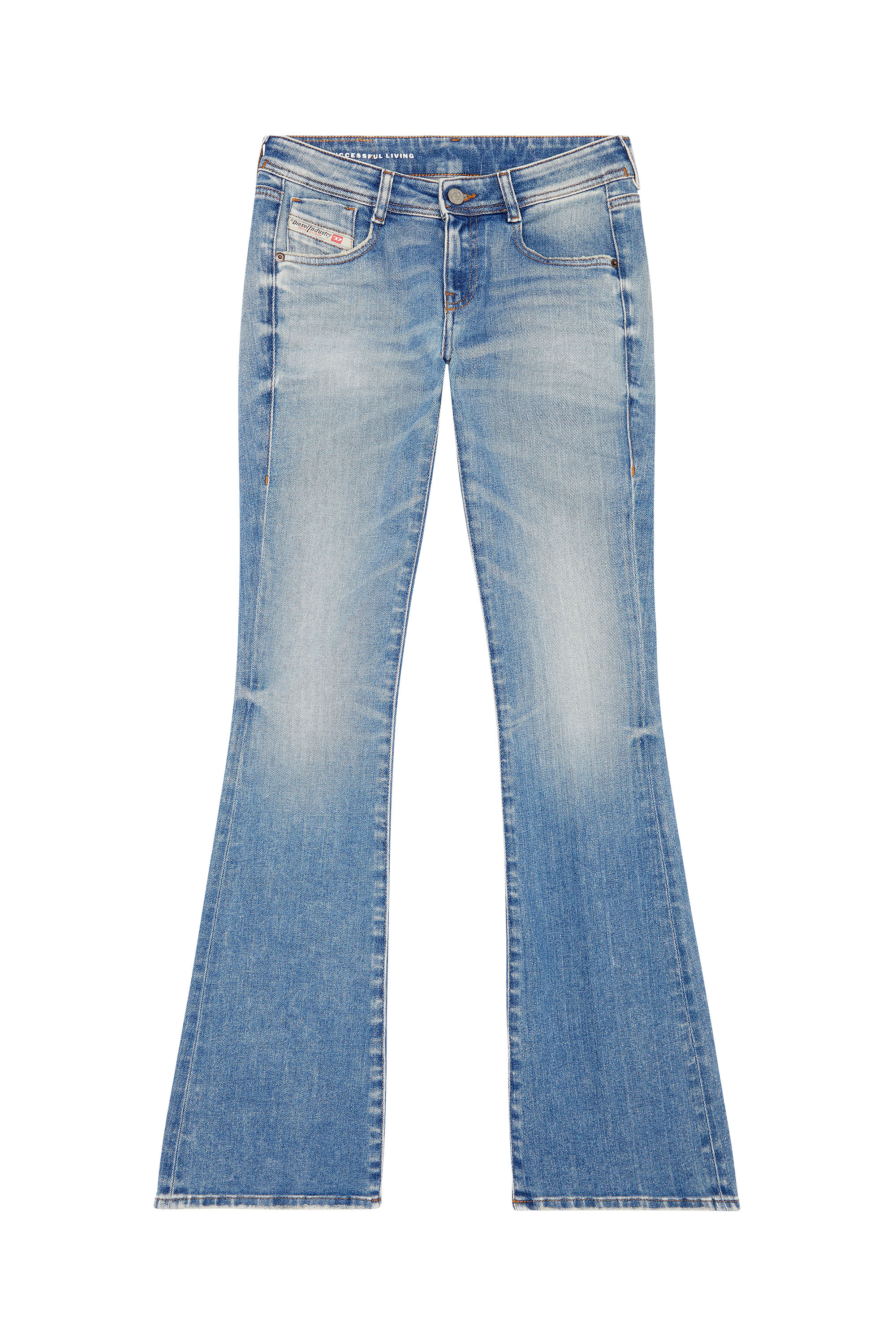Diesel - Bootcut and Flare Jeans 1969 D-Ebbey 09G70, Blu Chiaro - Image 3