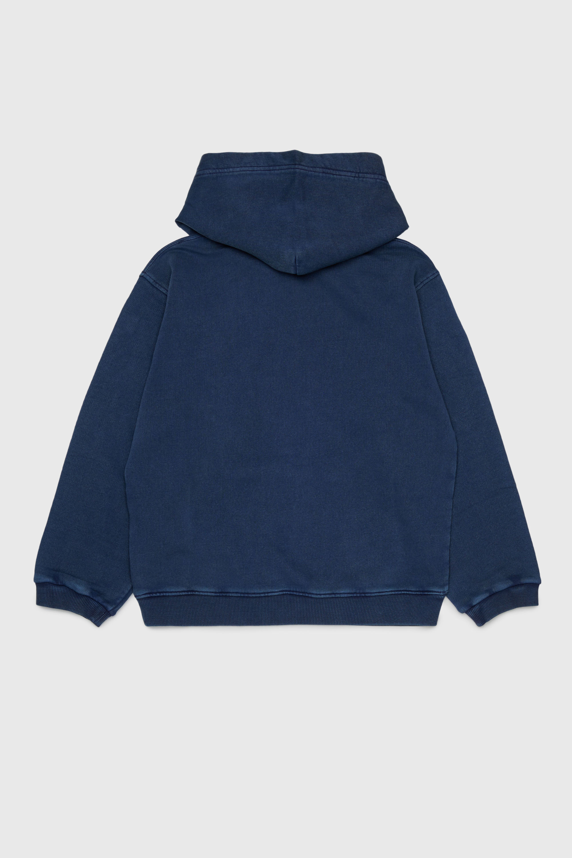 Diesel - STISEL OVER, Hoodie con maxi stampa logo Uomo in Blu - 2