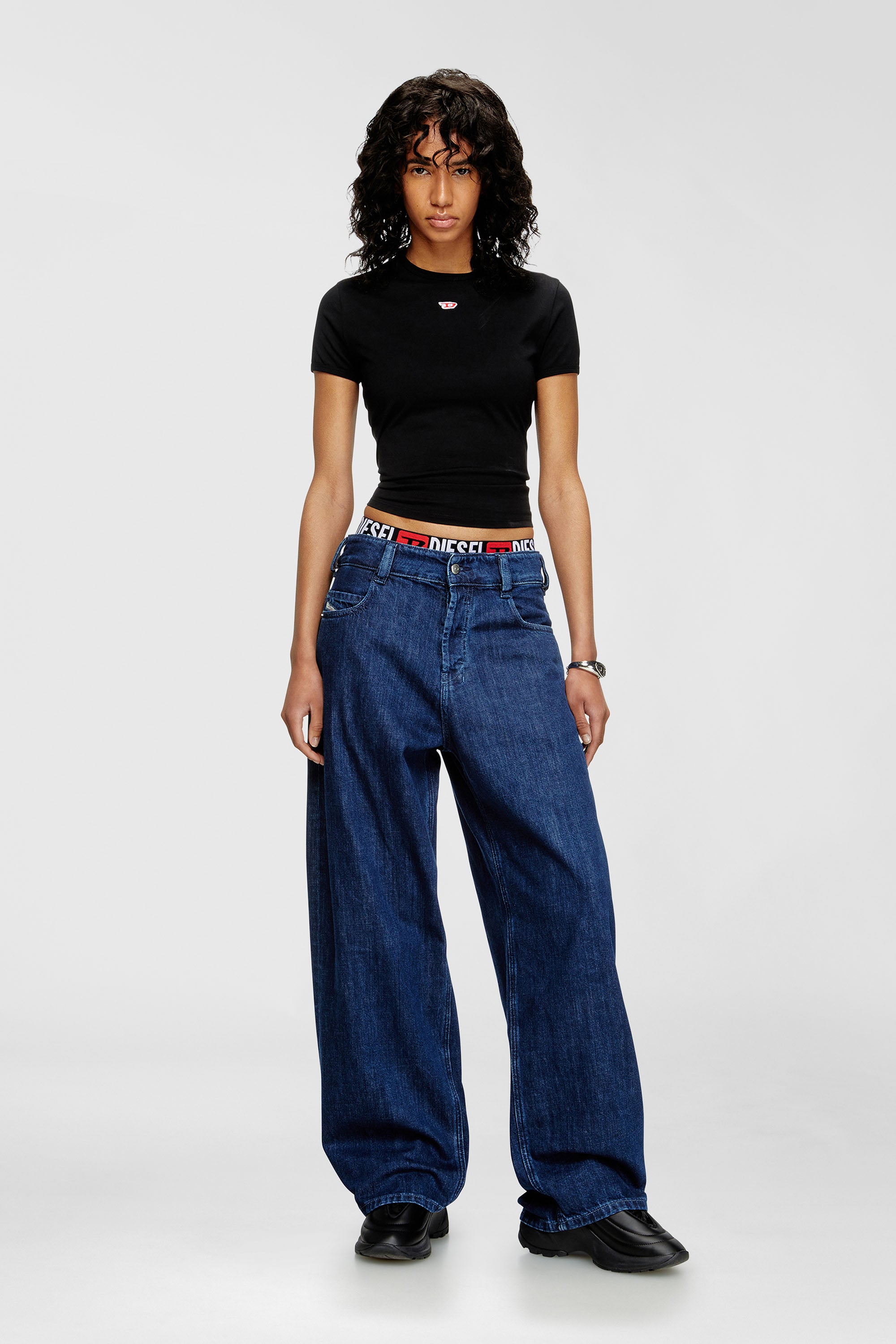 Diesel - Relaxed Jeans 1997 D-Enim-M 0DBDX Unisex, Blu Scuro - Image 1