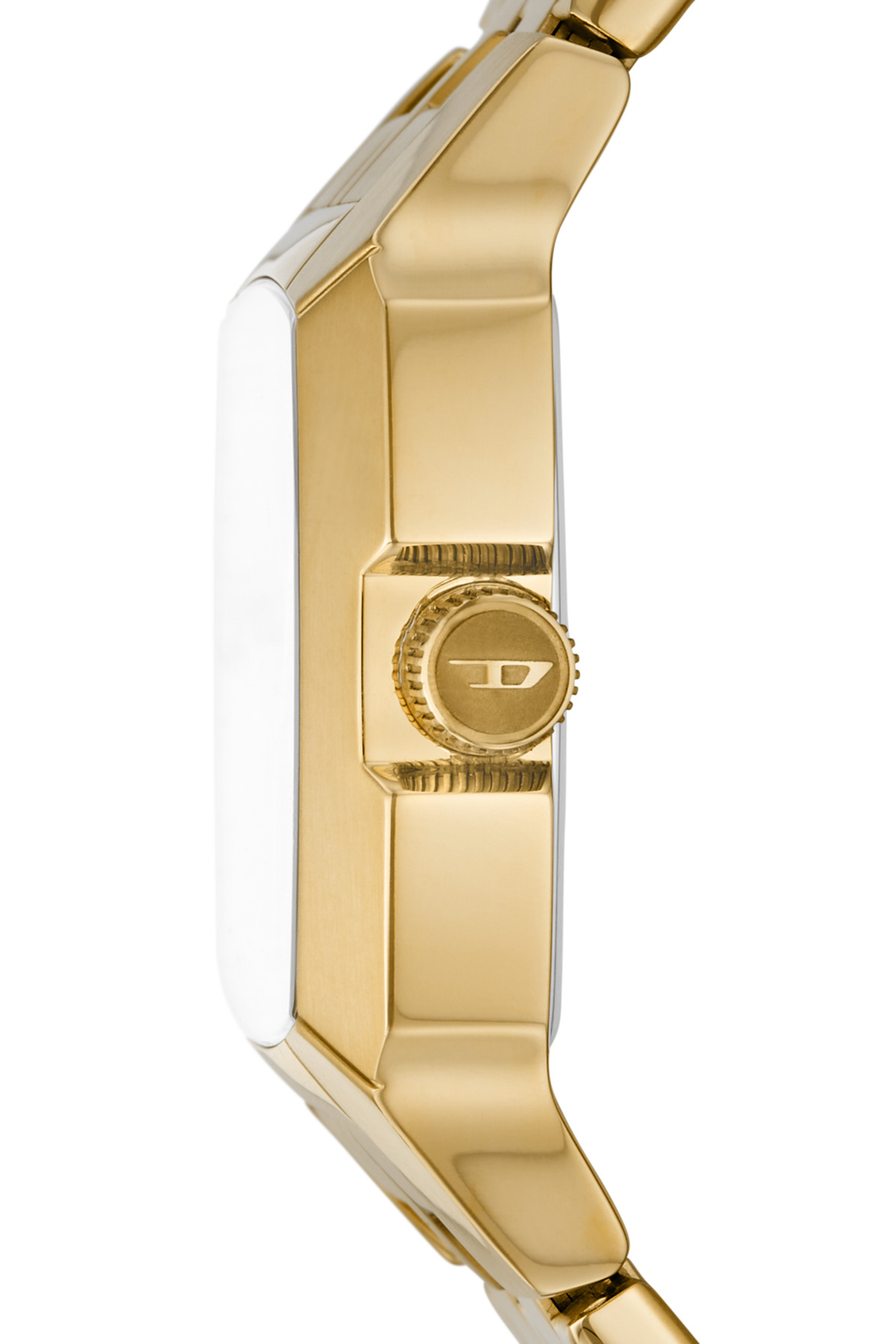 Diesel - DZ2151, Orologio Cliffhanger con cinturino in acciaio inossidabile color oro Unisex in Oro - 3