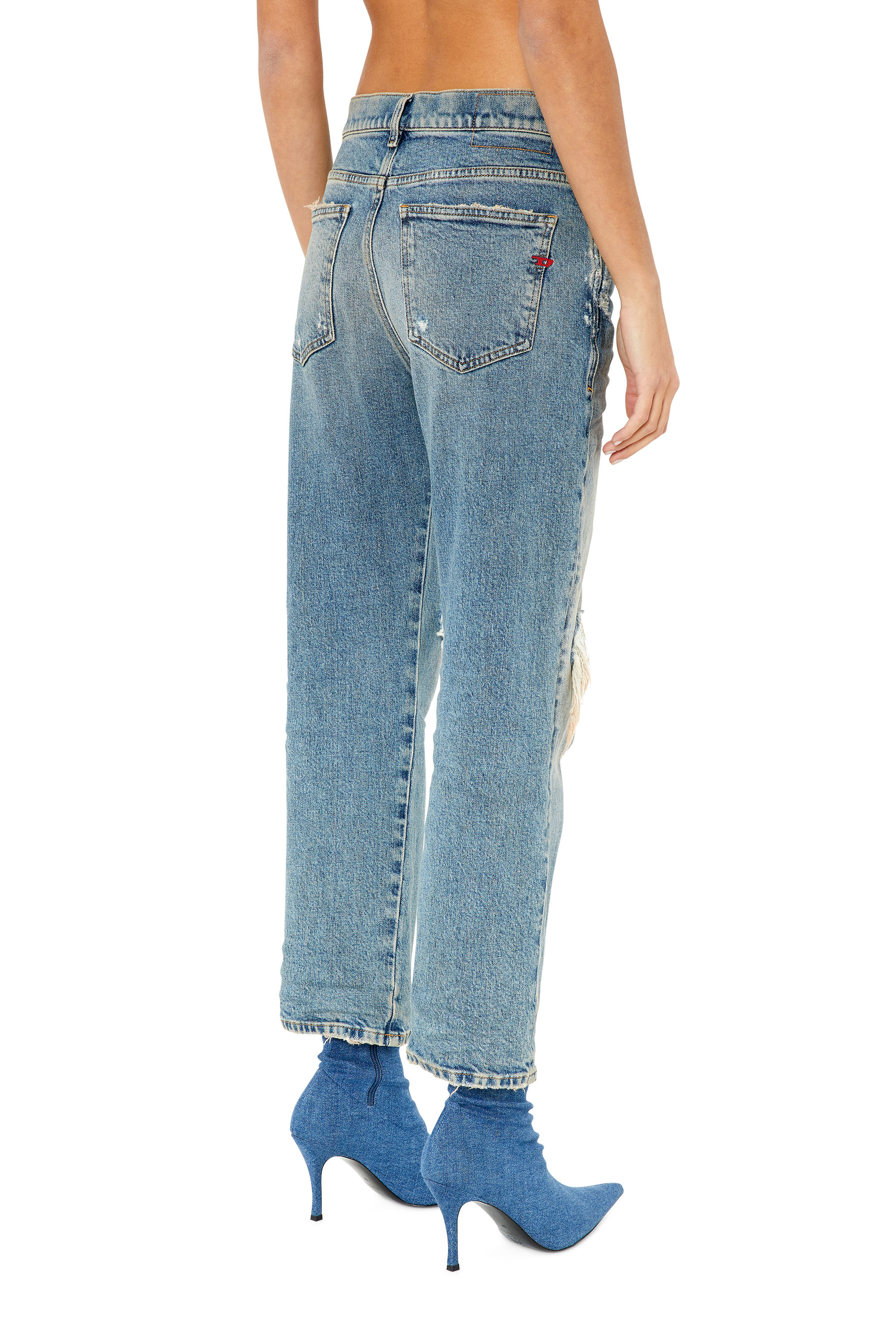 Diesel - 2016 D-Air 007M8 Boyfriend Jeans, Blu medio - Image 2