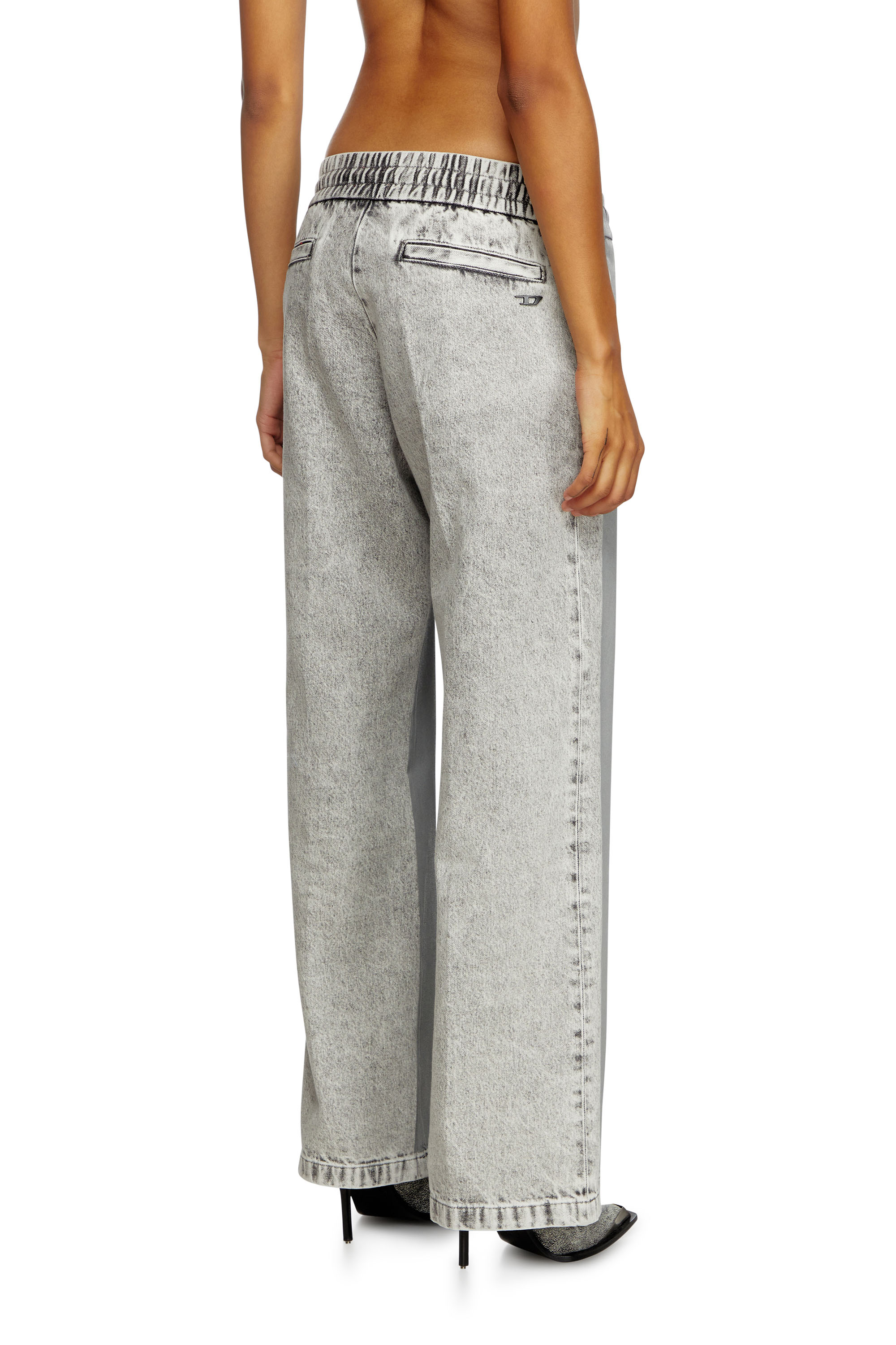 Diesel - Straight Jeans D-Drey 007AH Donna, Grigio - Image 3