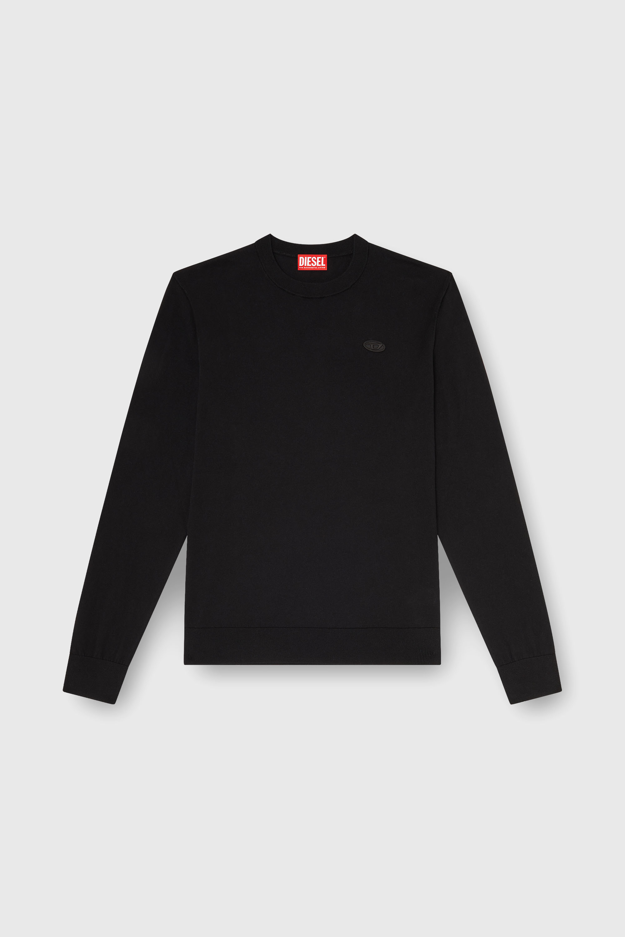 Diesel - K-FREEX-TAG-T92, Maglia in cotone con logo tono su tono Uomo in Nero - 2