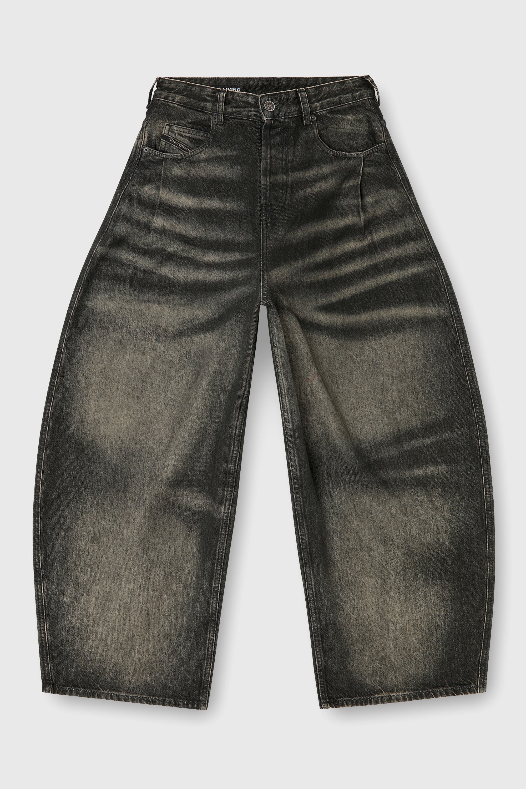 Diesel - Relaxed Jeans 1987 D-Khelz 09R33 Donna, Nero/Grigio scuro - Image 2