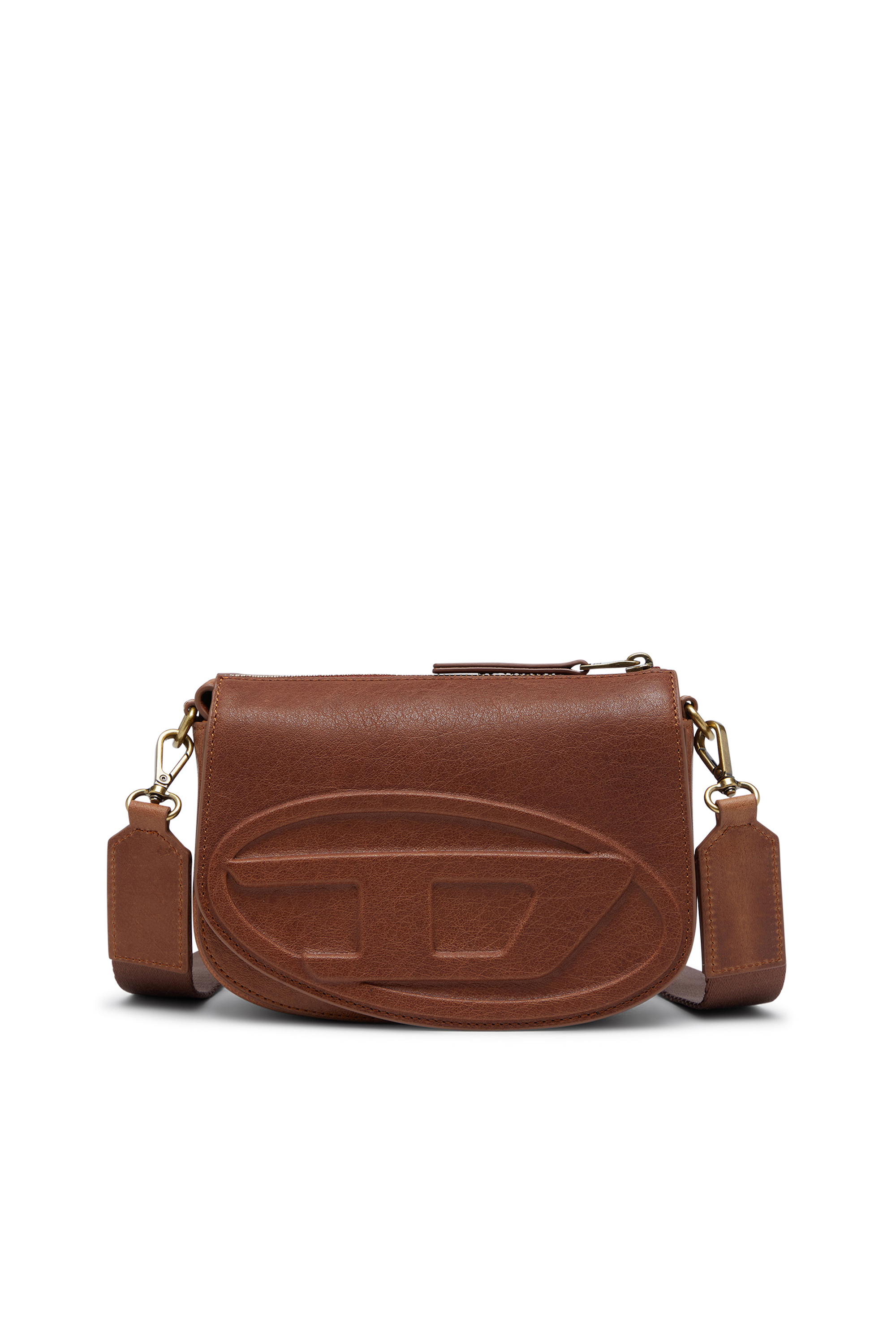 Diesel - 1DR CAMERA BAG, 1DR-Camera bag in pelle pull-up Unisex in Marrone - 1