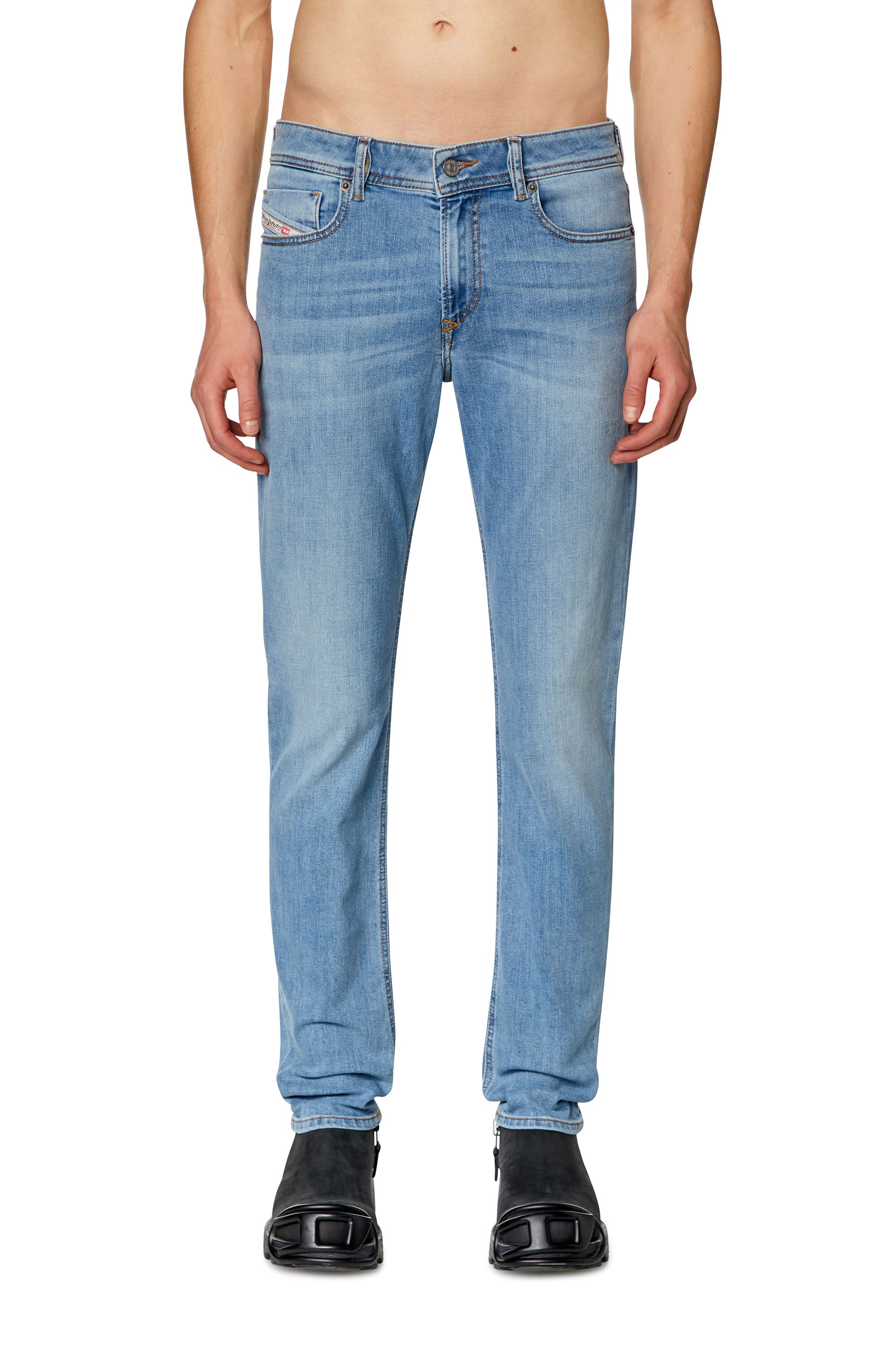 Diesel - Skinny Jeans 1979 Sleenker 09H62, Blu Chiaro - Image 2