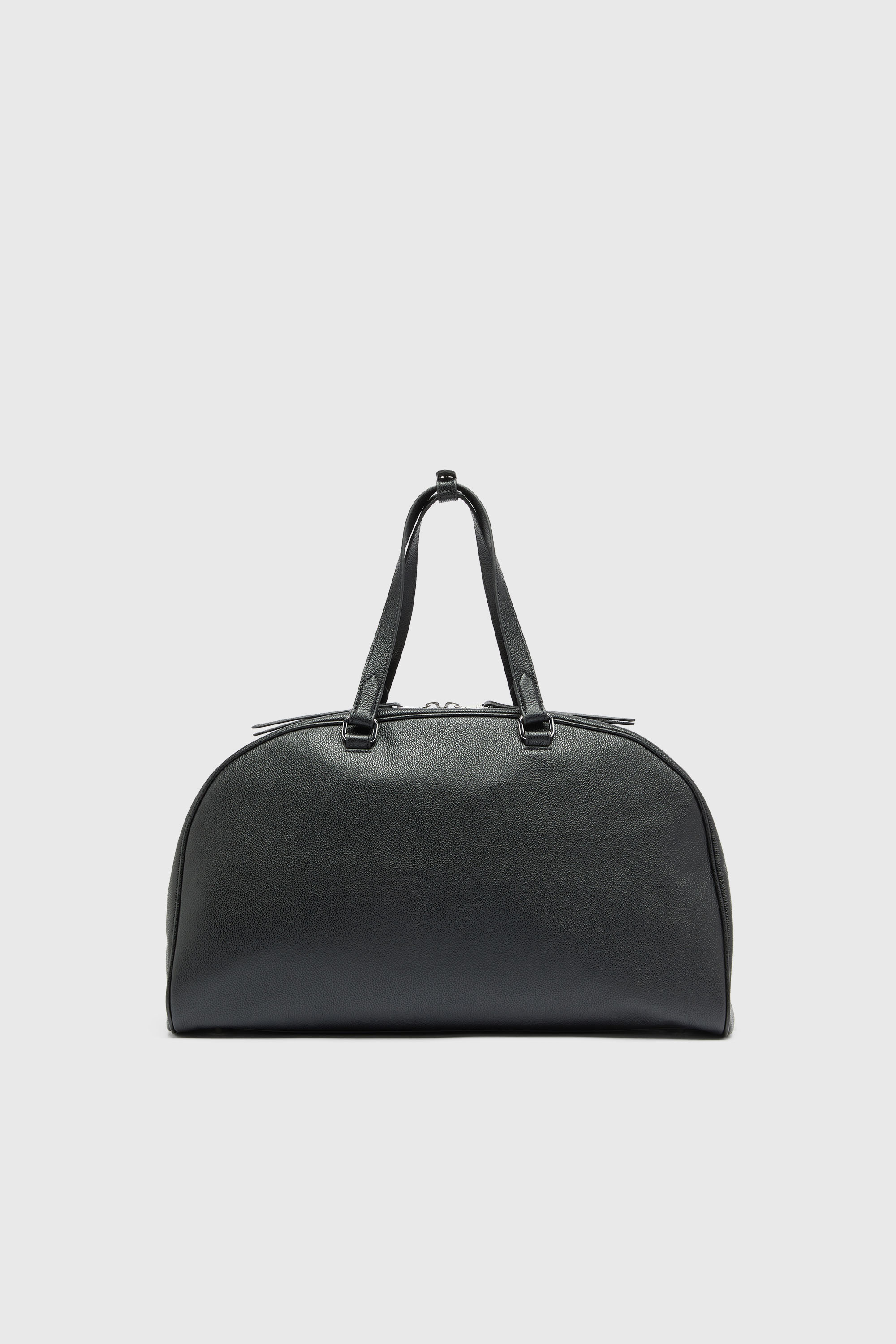 Diesel - 1DR DOME DUFFLE, 1DR Dome - Borsa da viaggio in pelle con Logo Oval D Unisex in Nero - 2