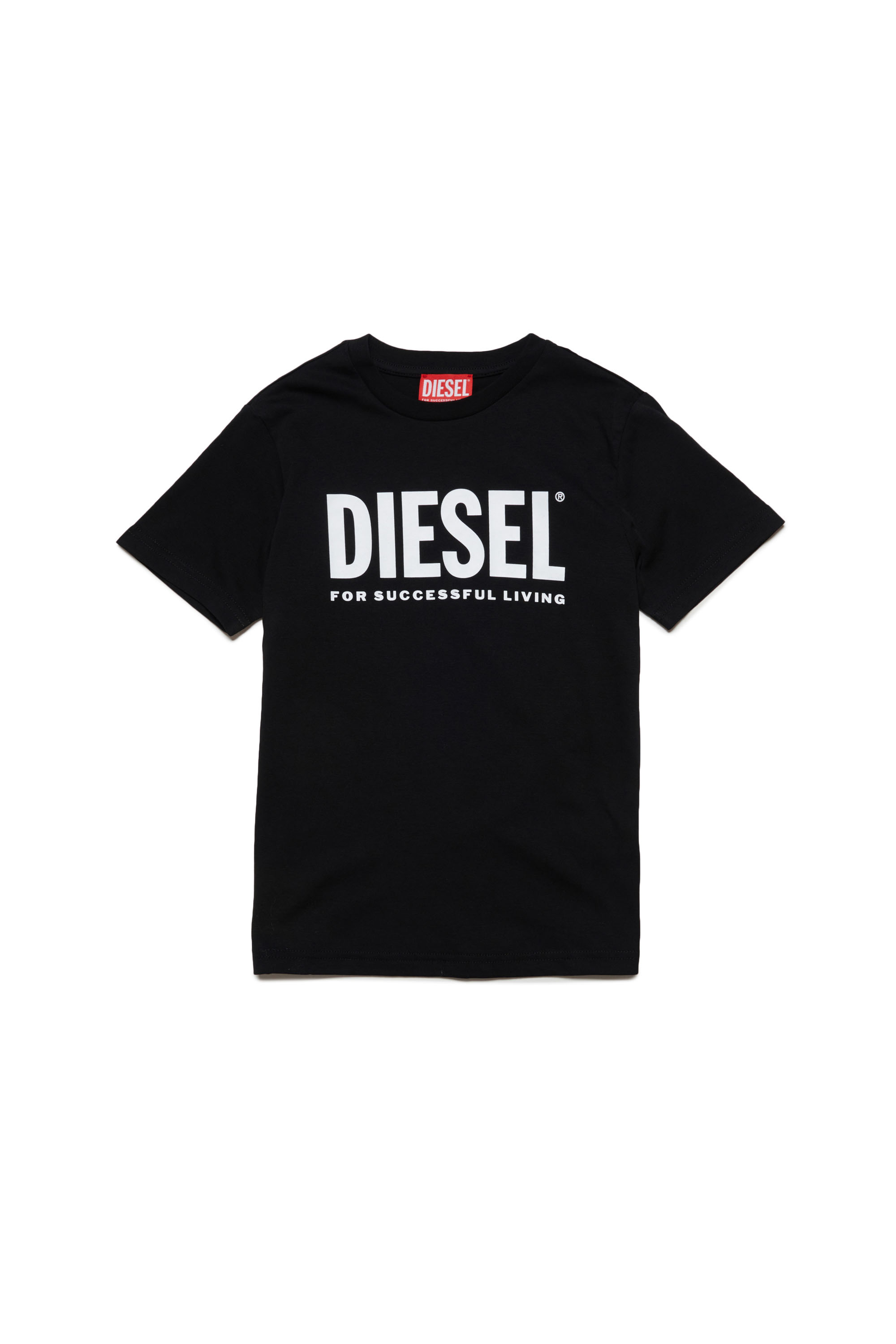 Diesel - LTGIM DI, Man T-shirt with logo print in Black - Image 1