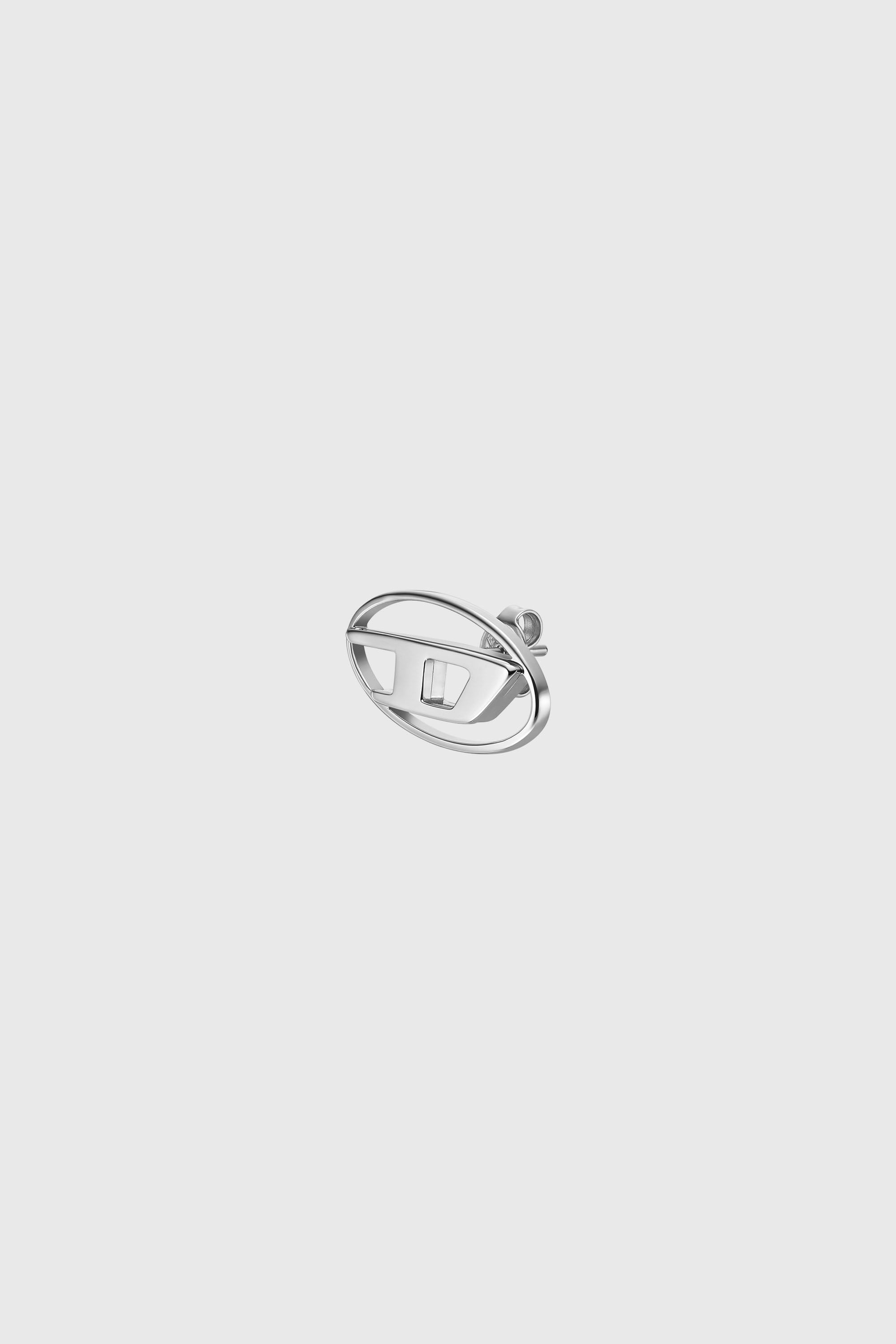 Diesel - DX1502, Orecchino a lobo in acciaio inossidabile Unisex in Argento - 1