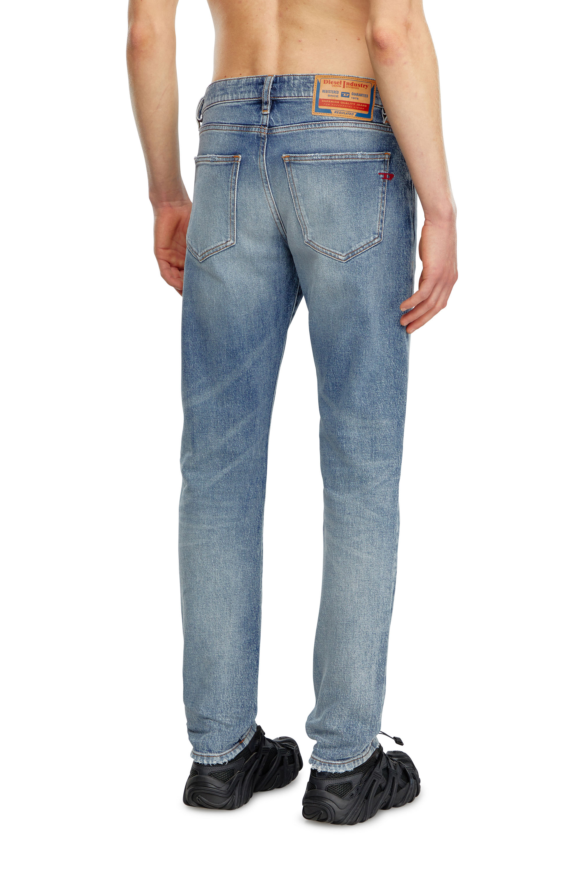 Diesel - Slim Jeans 2019 D-Strukt 09J57, Blu medio - Image 4