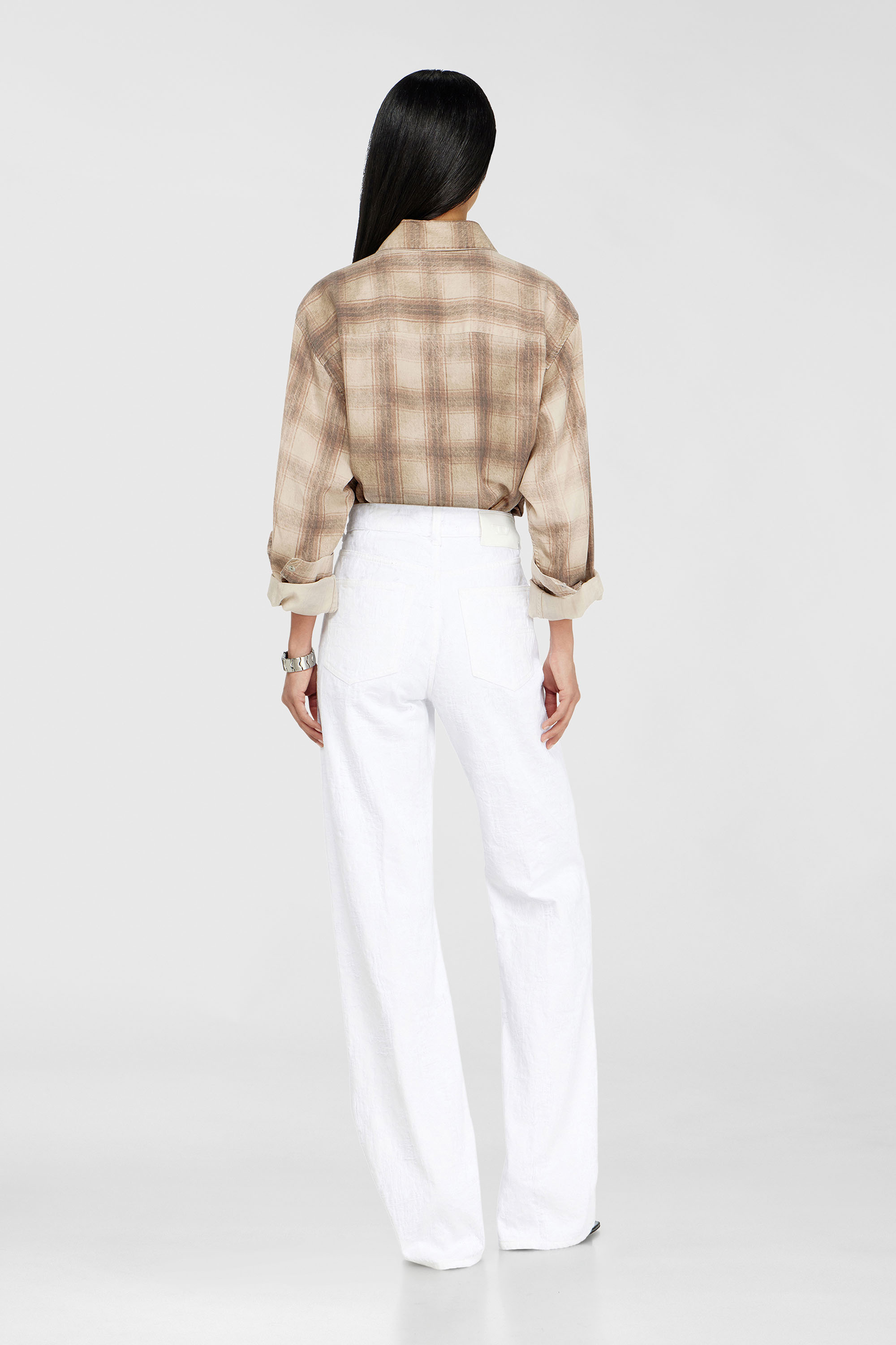 Diesel - Regular Jeans 1971 D-Sent 007EX Donna, Bianco - Image 3
