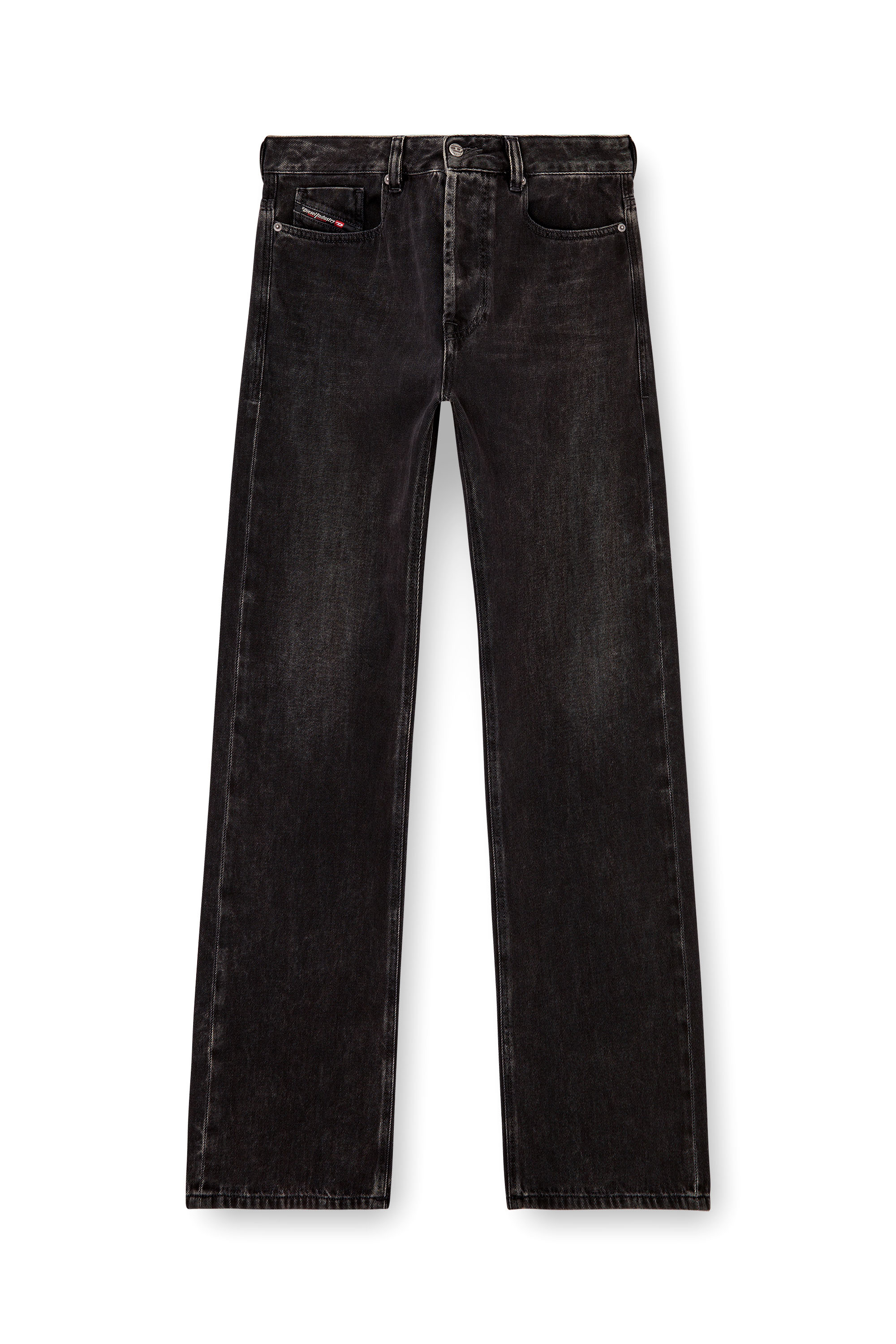 Diesel - Relaxed Jeans 1980 D-Eeper 09J96 Uomo, Nero/Grigio scuro - Image 3