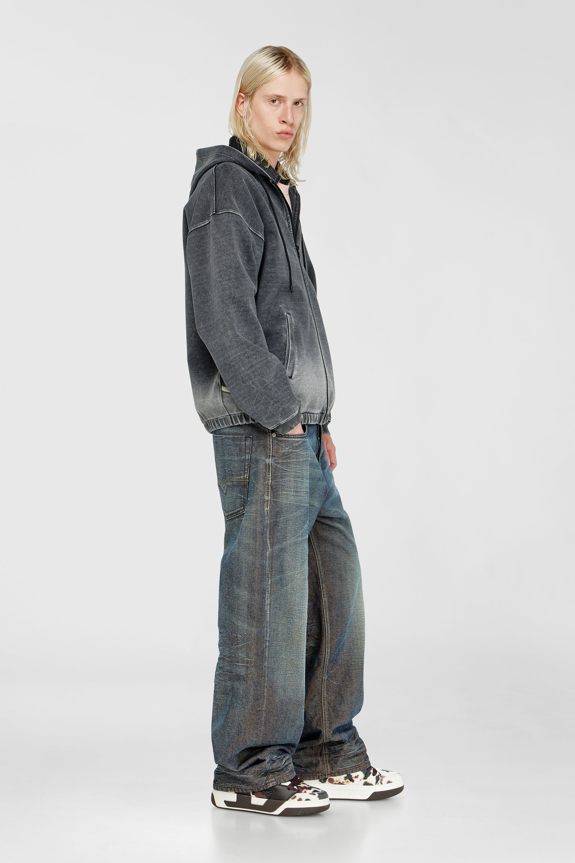 Diesel - Relaxed Jeans 1997 D-Enim-M 007EM Unisex, Blu Scuro - Image 2