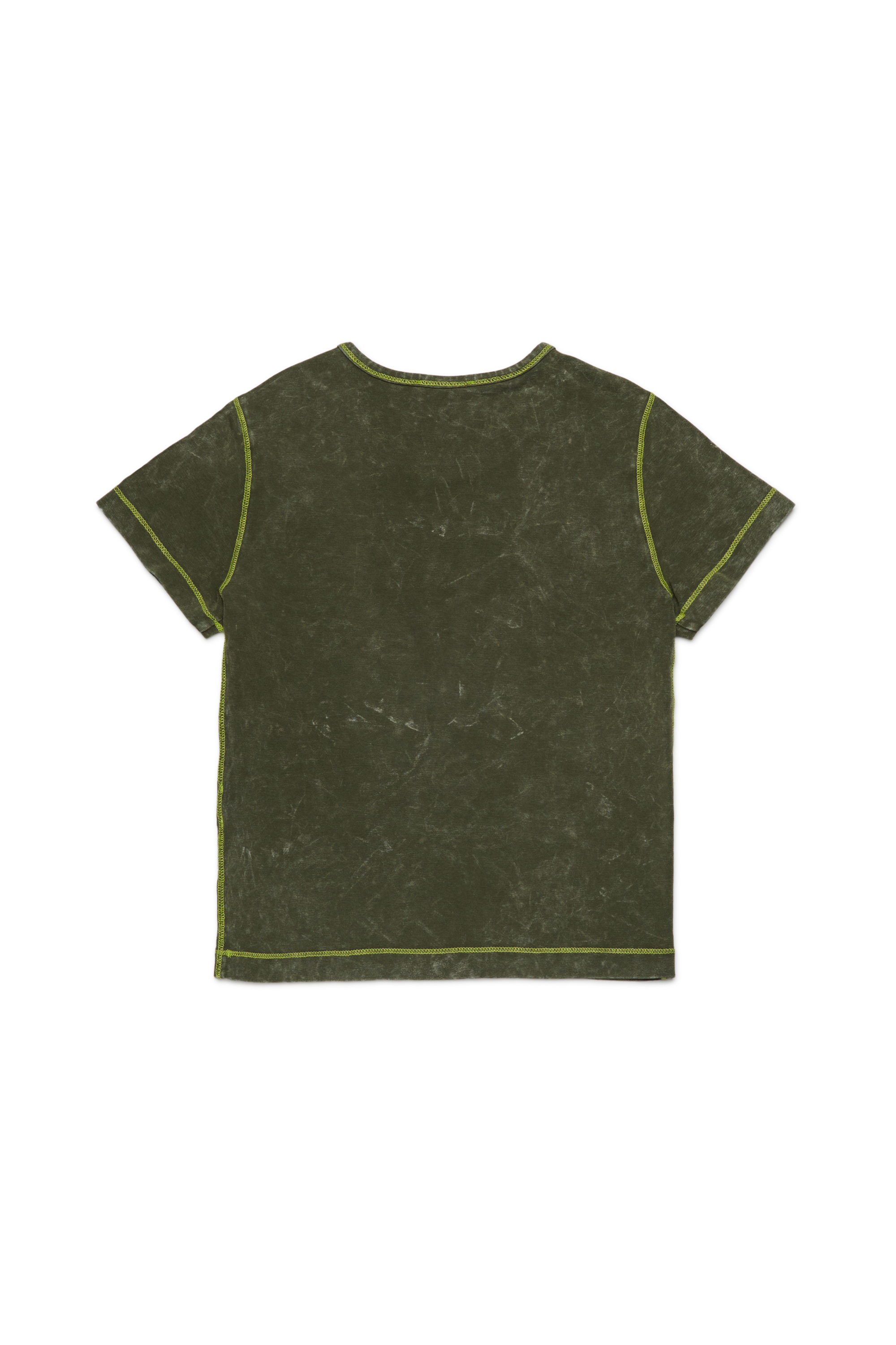 Diesel - TIPPY, T-shirt con logo frontale Donna in Verde - 2